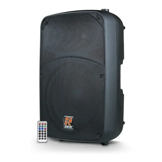 Caixa Ativa Staner 12 Pol Sr212 A 200w Rms Acústica Profissi