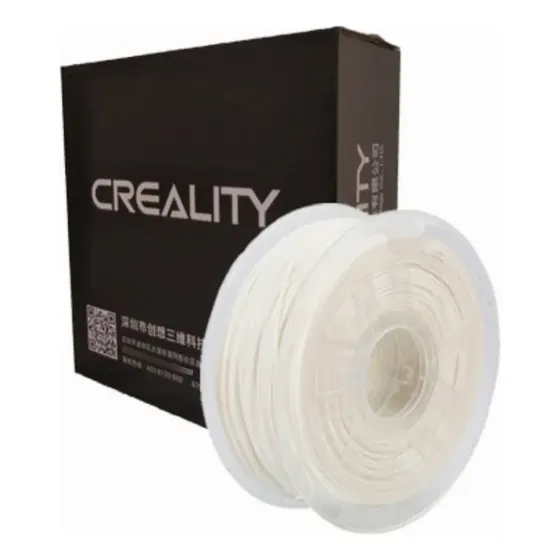 Filamento ABS Creality de 1.75 mm y 1 kg para Impresora 3D en Color Blanco