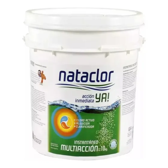 Cloro Instantáneo Multiaccion 10kg Nataclor 