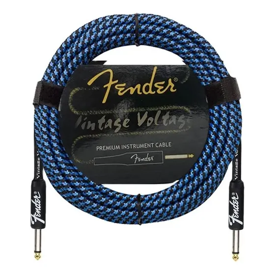 Cable De Instrumentos Guitarra Bajo Piano Marca Fender 3mts