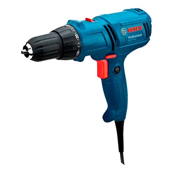 Furadeira Parafusadeira Elétrica De 10mm Bosch GSR 7-14 E 400W Com Caixa De Papelão 127V