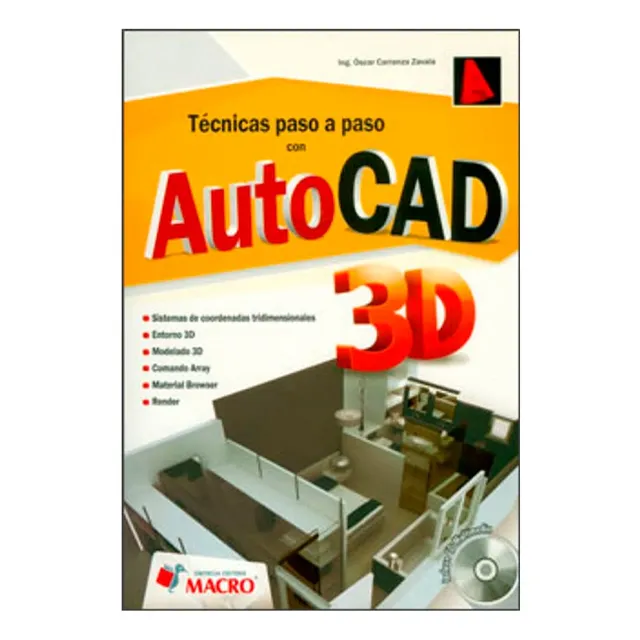 Libro Tecnica Paso A Paso Con Autocad 3d C/cd Carranza