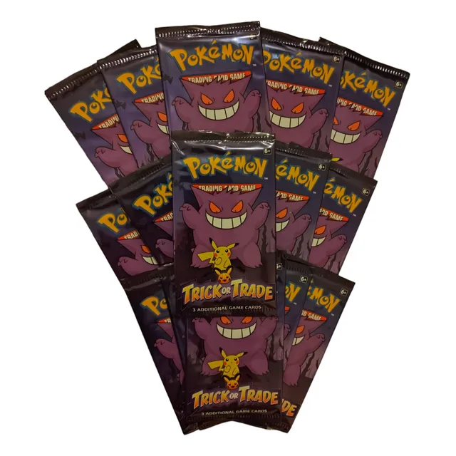 15 Sobres Cartas Pokemon Tcg Trick Or Trade Halloween