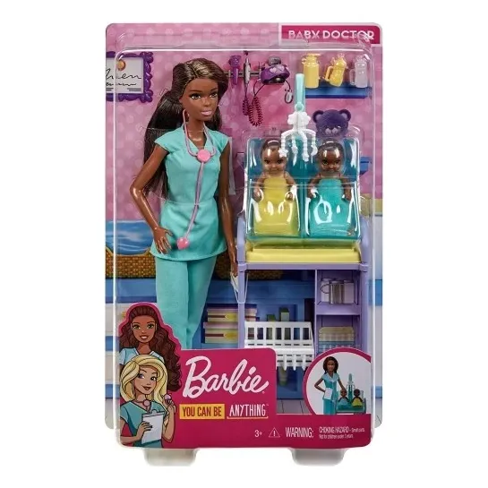 Boneca Barbie Baby Doctor Morena - Mattel