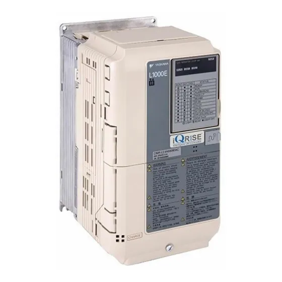 Variador De Frecuencia Yaskawa L1000 Ascensores