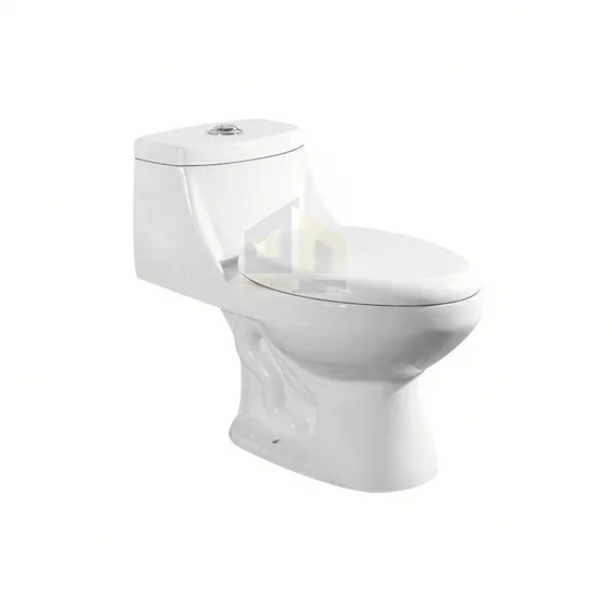 Inodoro One Piece A 30cms De Descarga Al Piso (solo Rm) Color Blanco