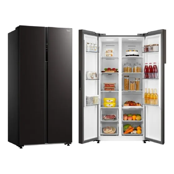 Refrigerador Midea Side By Side 460 Litros Negra