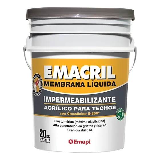 Membrana Liquida Emacril Emapi Colores 20lt - Pintu Zero