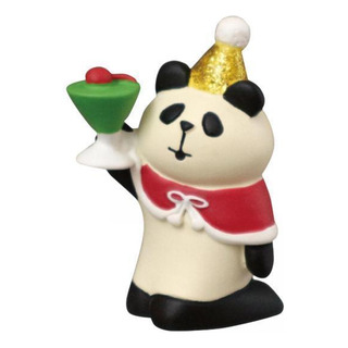 4 Estatua De Animal En Miniatura Para Navidad, Figura Panda 4 Estatua De Animal En Miniatura Para Navidad, Figura Panda