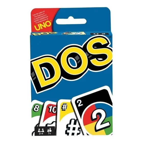 Juego De Cartas Dos Mattel Clásico Juego De Mesa