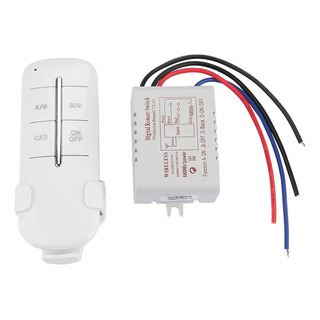 Controle Remoto On/off Ac180-240v Receptor Sem Fio Rf De 1 V Controle Remoto On/off Ac180-240v Receptor Sem Fio Rf De 1 V