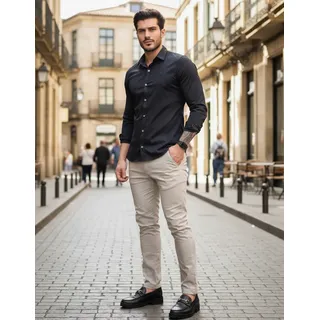 Calça Masculina Alfaiataria Sport Fino Lycra Varias Cores