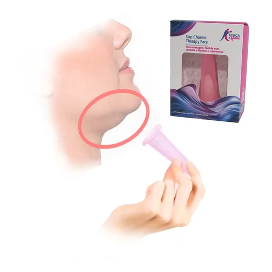 Elimina Papada Bigode Chinês Facial Cupping Força E Charme