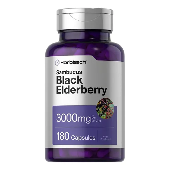 Sambucus Premium Elderberry 180 Caps Inmunidad Total Eg S02 Sabor Nd