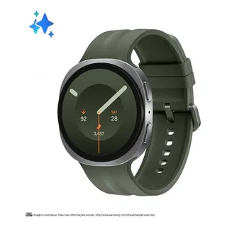 Samsung Galaxy Watch9 Smartwatch 44mm Lte, Galaxy Ai - Prata