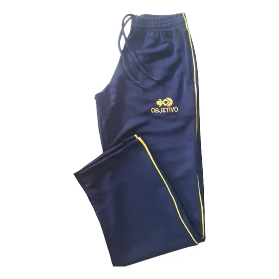 Calça Agasalho Helanca Colégio Objetivo  Tam 06-08-10