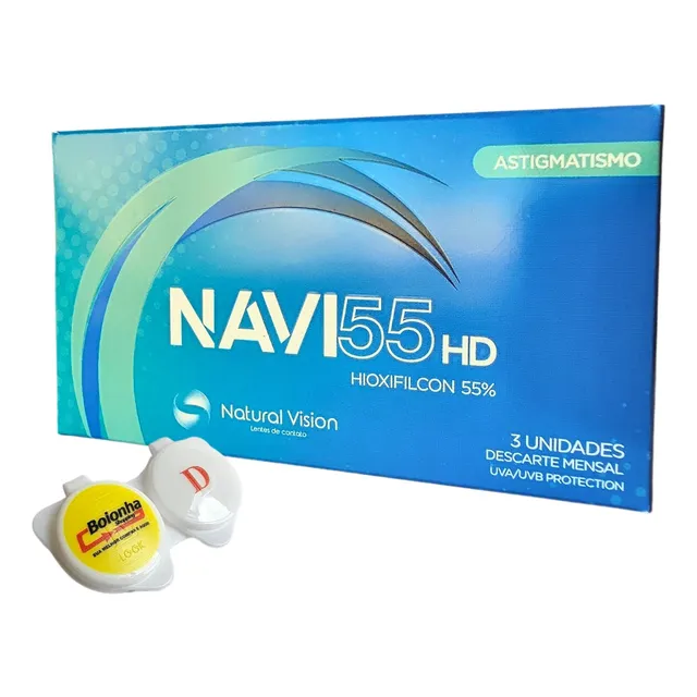Lentes De Contato Torica Hd Astigmatismo Incolor Com Grau