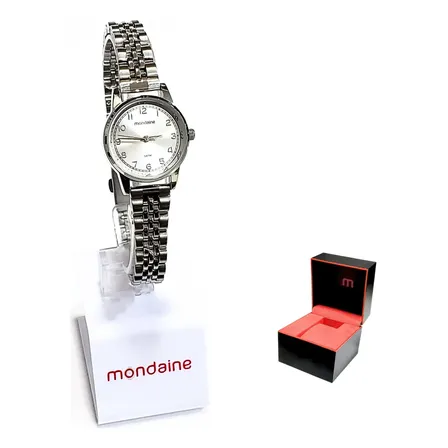 Relógio Mondaine Feminino Analógico Casual Mini 32425l0mvne2 Prateado