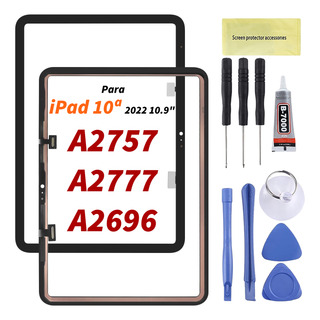 Cristal Tactil Touch Para iPad 10th 2022 A2696 A2757 A2777 Cristal Tactil Touch Para iPad 10th 2022 A2696 A2757 A2777