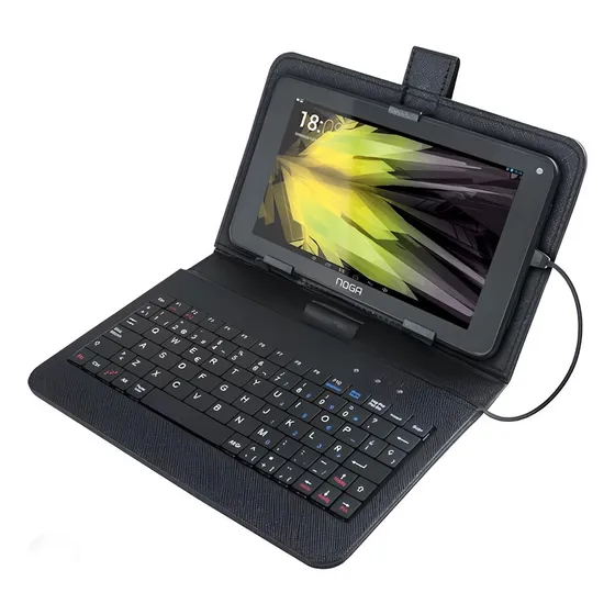 Estuche Para Tablet Con Teclado Usb / Micro Portátil