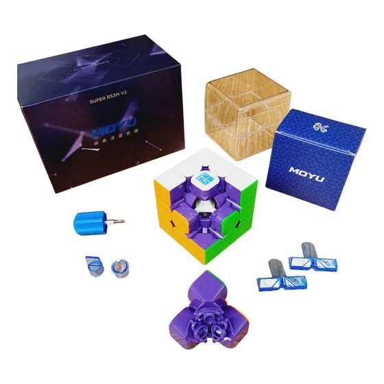 Super Rs3m V2 Maglev Cubo Rubik 3x3 Moyu Profesional Speed
