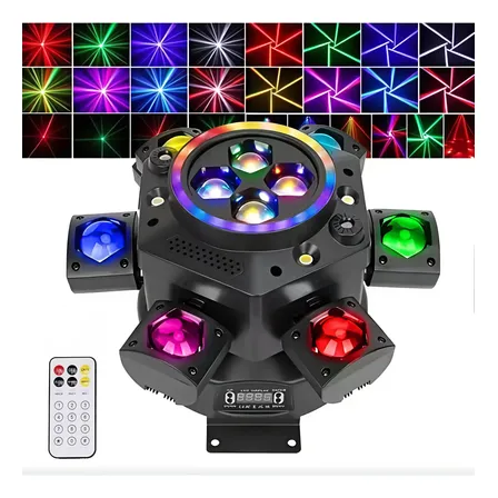 Moving Head Light 10 Leds 150w Rgbw Dmx Luminação Dj Festa Ac100-240v50/60hz
