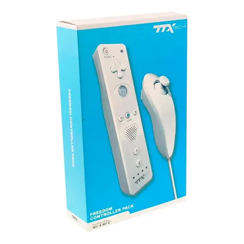 Paquete De Controles Freedom Ttx Tech Par Wii Y Wii U Blanco