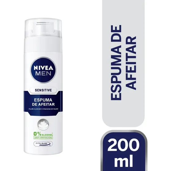 Espuma De Afeitar Nivea Men Sensitive 200 Ml