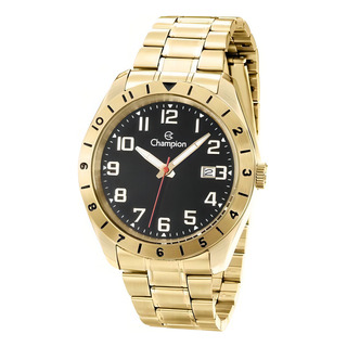 Relógio Champion Masculino Dourado Aço Prova Dágua Ca31435u Relógio Champion Masculino Dourado Aço Prova Dágua Ca31435u