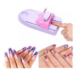 Maquina Para Colorear Uñas Con 6 Placas De Acero Estampadas Maquina Para Colorear Uñas Con 6 Placas De Acero Estampadas