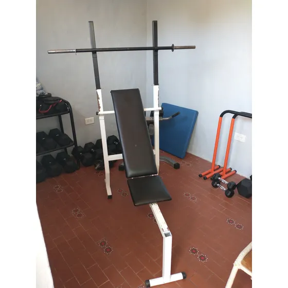 Banco Multiangular Con Rack Incluido