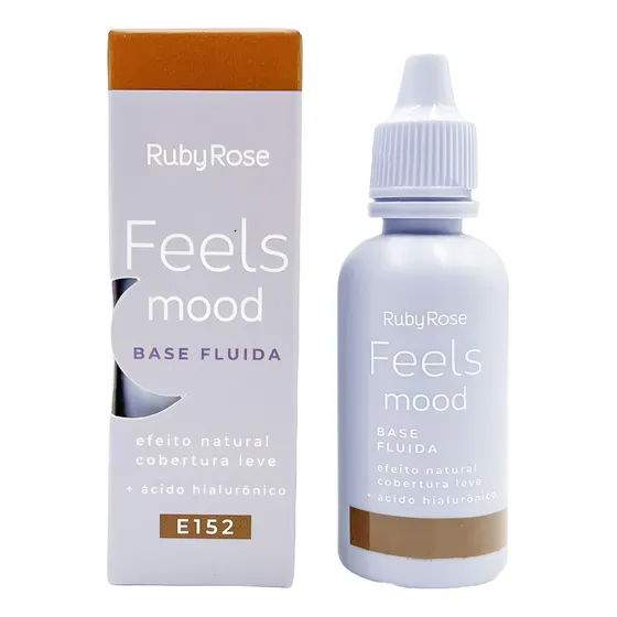 Base Maquiagem Fluída Facial Feels Mood Ruby Rose