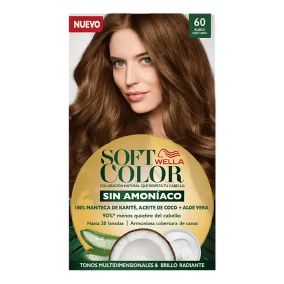 Soft Color Kit De Tintura Semipermanente 60 Rubio Oscuro