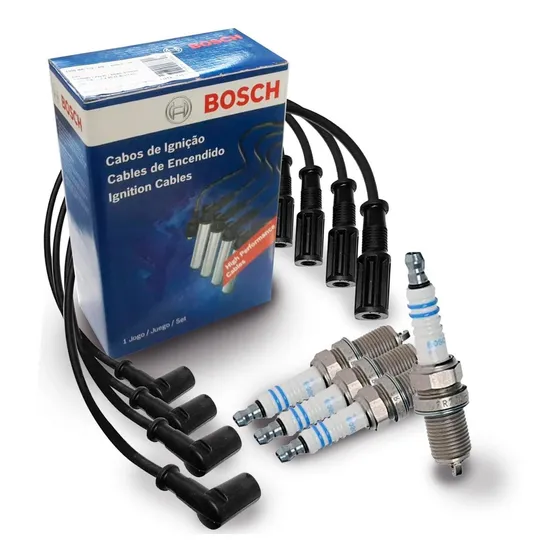 Kit Cables Y Bujias Fiat Palio Siena 1.4 8v Fire 1 Bobina