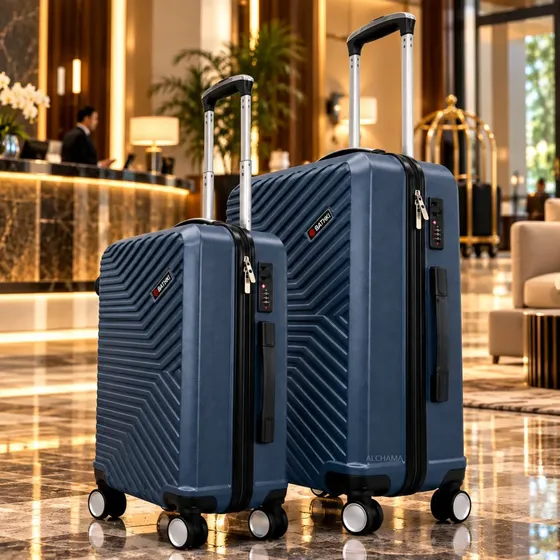 Conjunto Mala Viagem Rígida 10kg E 23kg C Senha Rodinhas 360