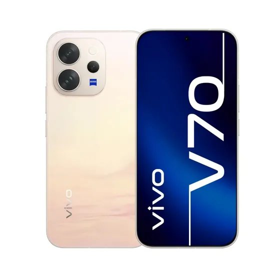Vivo V70 Dorado 5g | Cámaras Zeiss 50 Mp | Versión Global | Android 16 | Carga 90 W | Amoled | 12 gb + 512 gb | Dual Sim | Diseño Premium