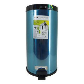 Lixeira De Inox Com Pedal Plástico 15 Litros Viel Lixeira De Inox Com Pedal Plástico 15 Litros Viel
