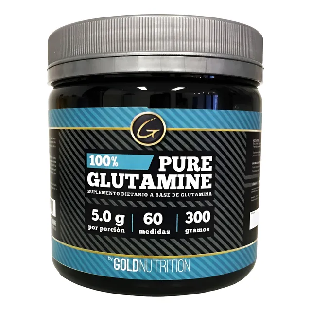 Glutamina - 100% Pure Glutamine 300g - Gold Nutrition Sabor Natural (sin sabor)