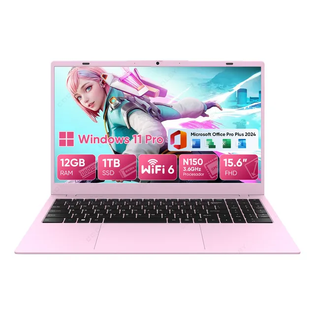 Laptop Rosa Intel N150 Cpu 12gb Ram 1000gb Rom Windows 11