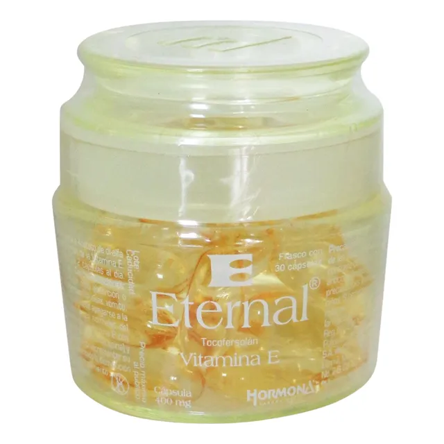 Eternal Vitamina E 400mg C/30 Cápsulas Antioxidante Natura