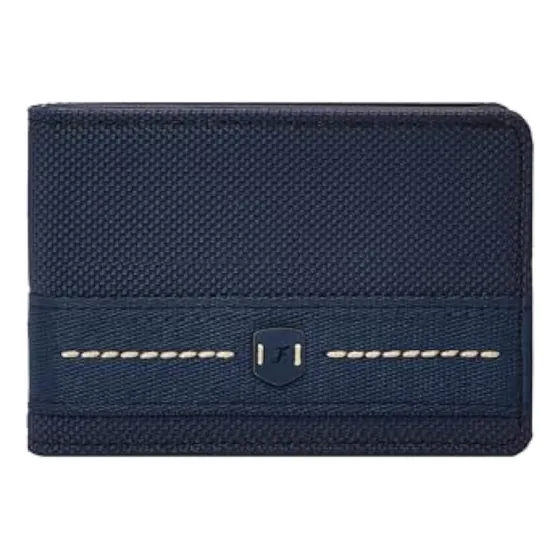 Fossil Cartera Anderson De Piel Delgada Y