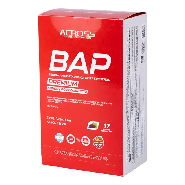 Suplemento Post Work Bap Monodosis Across 1kg 17 Servicios