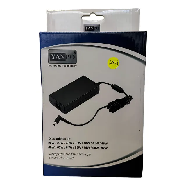 Cargador Compatible Con Pc Asus 19v 3.42a 5,5*2,5mmmm Yanpo