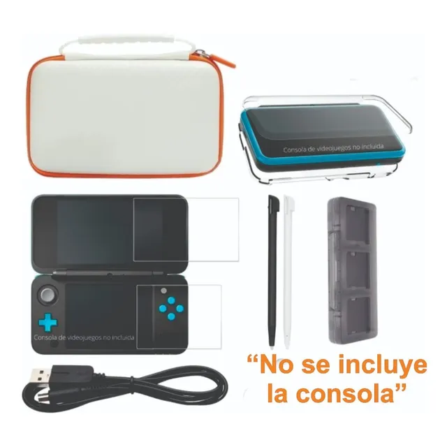 New Nintendo 2ds Xl Case Kit De Protección