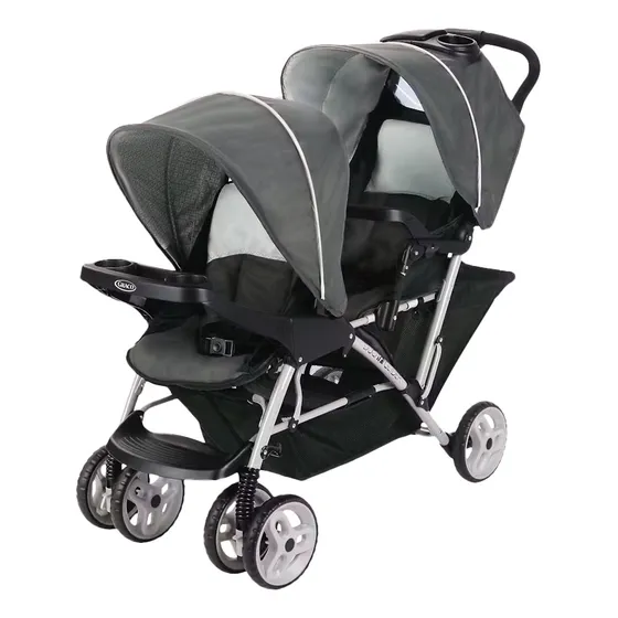 Coche Duoglider Click Connect Glacier Graco Color Negro