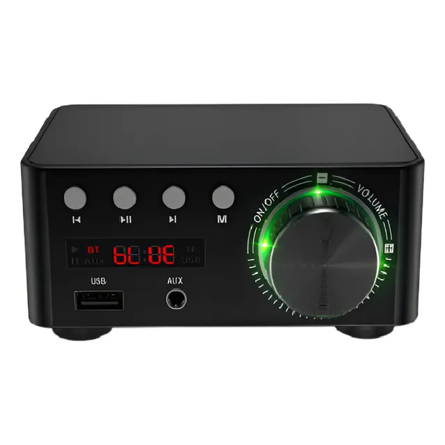 Modulo Amplificador Bluetooth 50wx2 Usb Aux / Con Fuente 24v