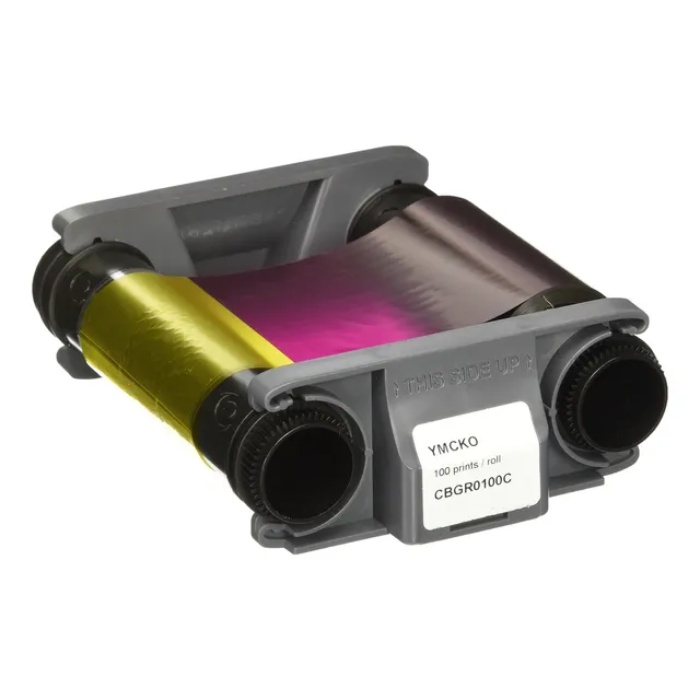 Cinta De Impresora Evolis Badgy Color Para 100 Impresiones B
