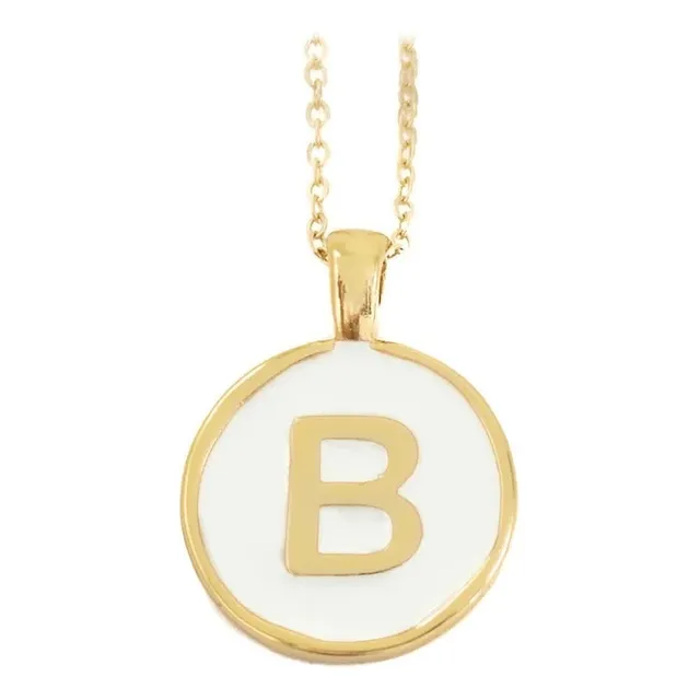 Collar Cadena Choker + Letra Inicial + Aretes Oro 24k Mujer 