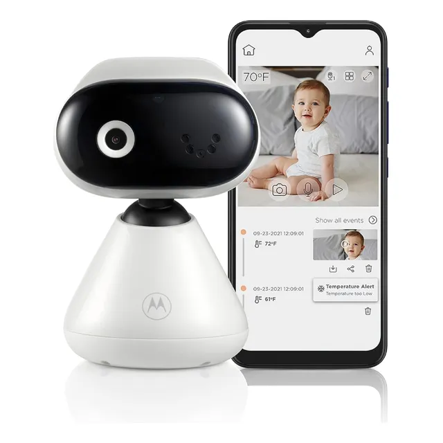 Camera Baba Eletrônica Motorola Com Zoom E Wi-fi Pip1000