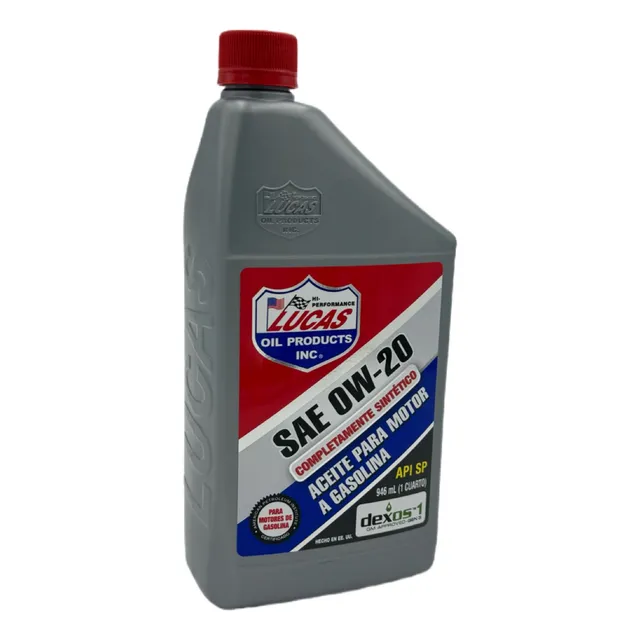 Aceite Full Sintético Lucas Oil 0w-20 Dexos 1  946ml